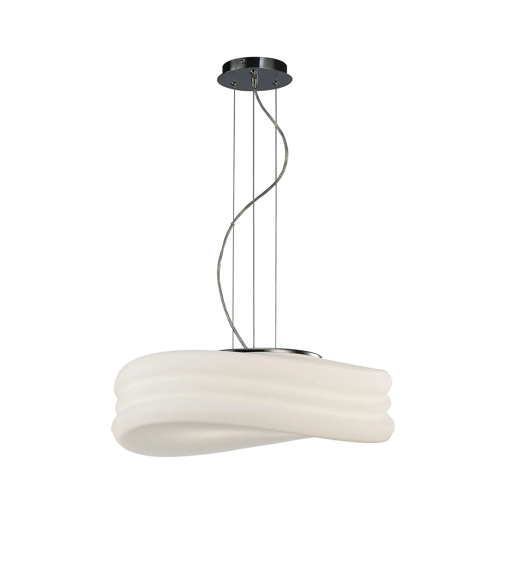 M3620  Mediterraneo Glass Pendant 3 Light